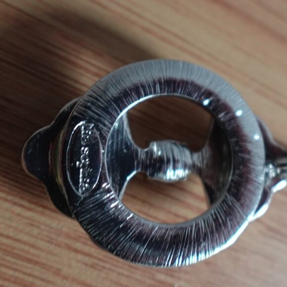 Lia Sophia Long Mother of Pearl Enamel Crystal Rhinestones Necklace & Pendant - Picture 5 of 8